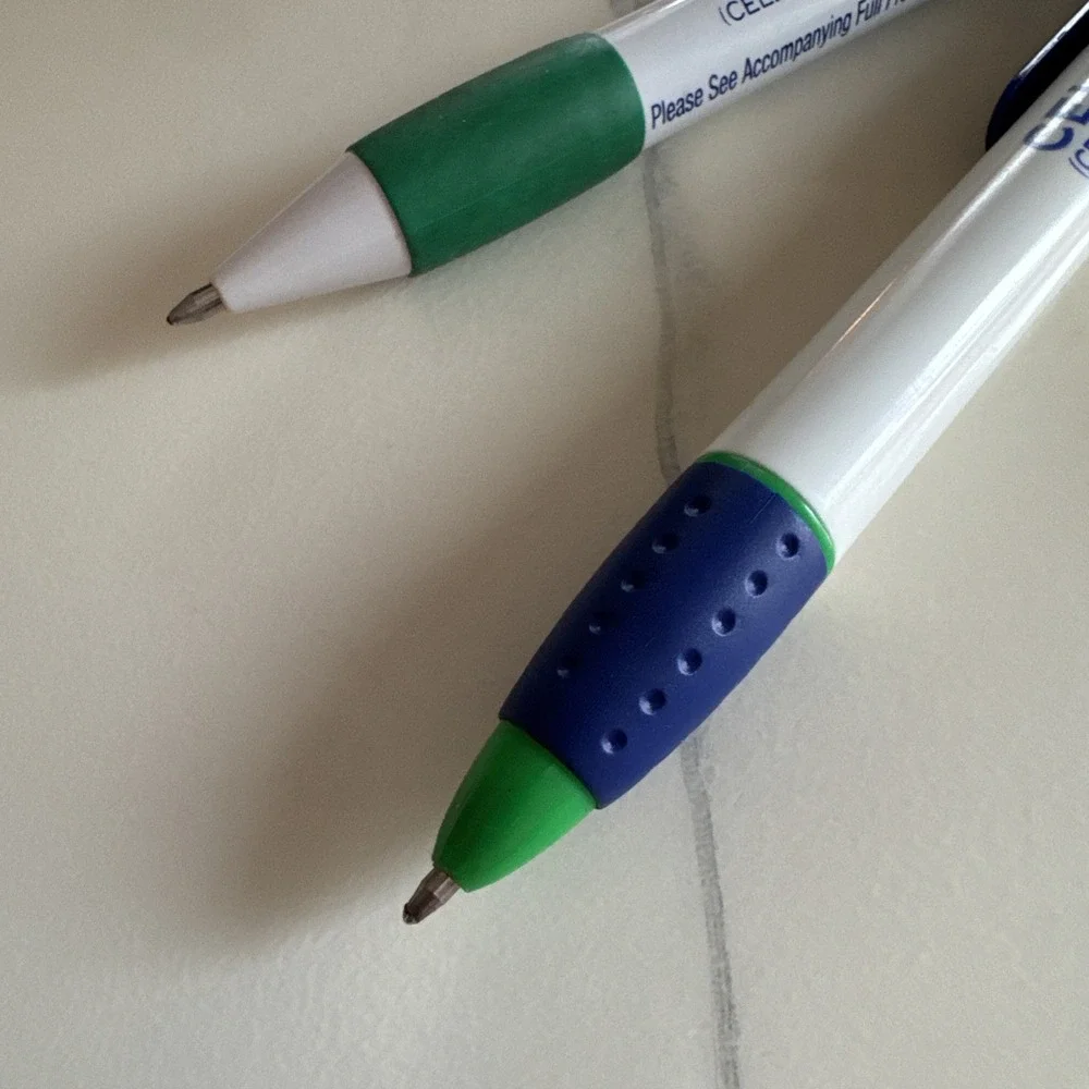 Lot of 2 CELEBREX‎ Pharmaceutical Drug Rep Promotional Retractable Ballpoint Pen